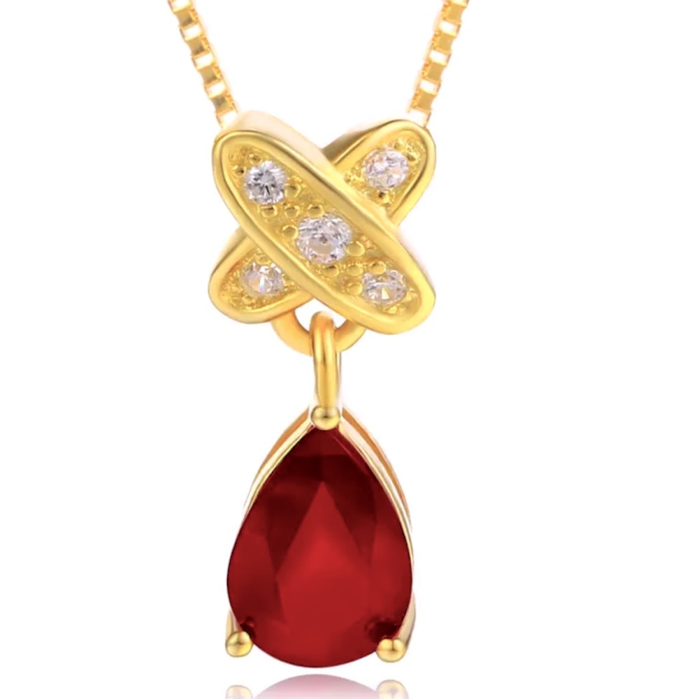RUBY 100% Natural Ruby Necklace 🌟